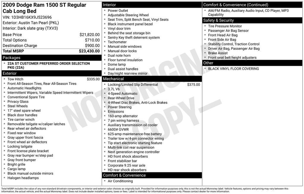 dodge ram 1500 pickup 2009 1D3HB16KX9J523696 image dodge ram 1500 pickup 2009 1D3HB16KX9J523696 image